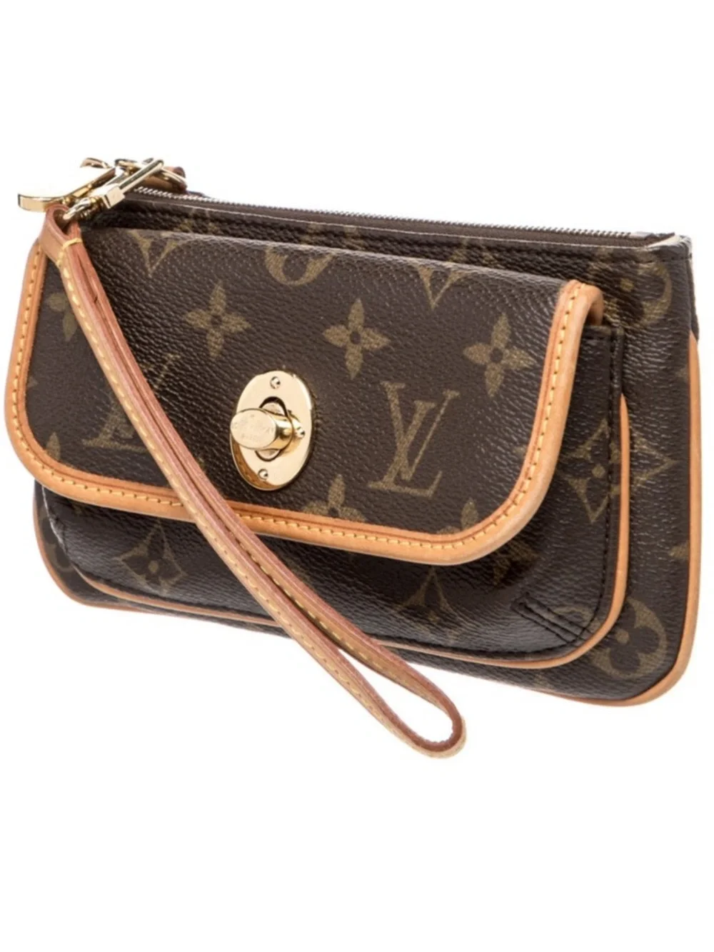 RARE💎LV WRISTLET LOUIS VUITTON POCHETTE LOUIS VUITTON WALLET CLUTCH LV POUCH - Picture 8 of 8